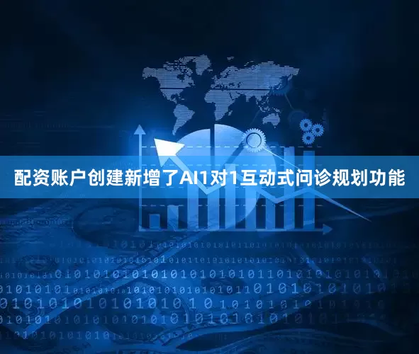 配资账户创建新增了AI1对1互动式问诊规划功能
